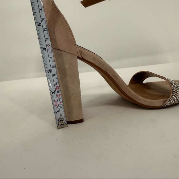 Steve Madden Kalina Embellished Suede Ankle-Strap Sandals Size 8M EUC Prom Party - Picture 13 of 13